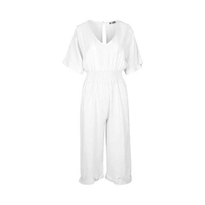 Combinaison tissée pour femme