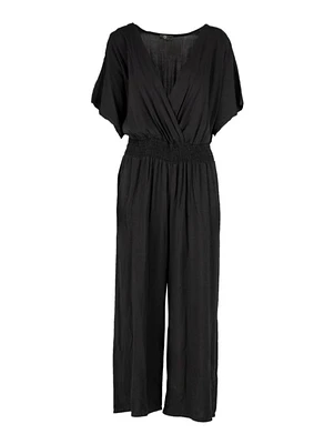 M Made Italy – Ladies Woven Jumpsuit