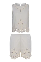 Embroidered Linen Set | Ema&Carla