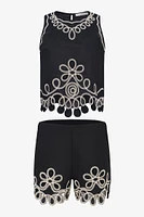 Embroidered Linen Set | Ema&Carla