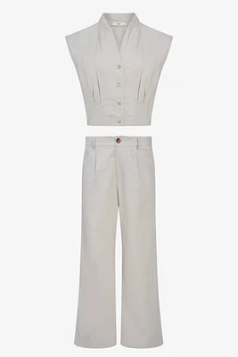 Tailored Linen Set | Ema&Carla