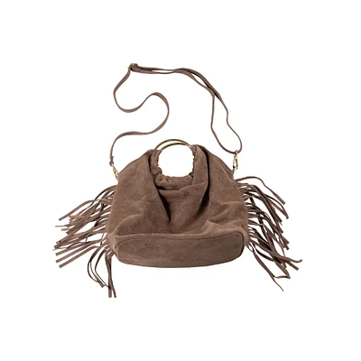 Astrid — Sacs à main élégants en cuir pour femme — Champignon