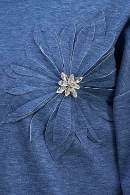 Floral Beige Sweatshirt | Ema&Carla