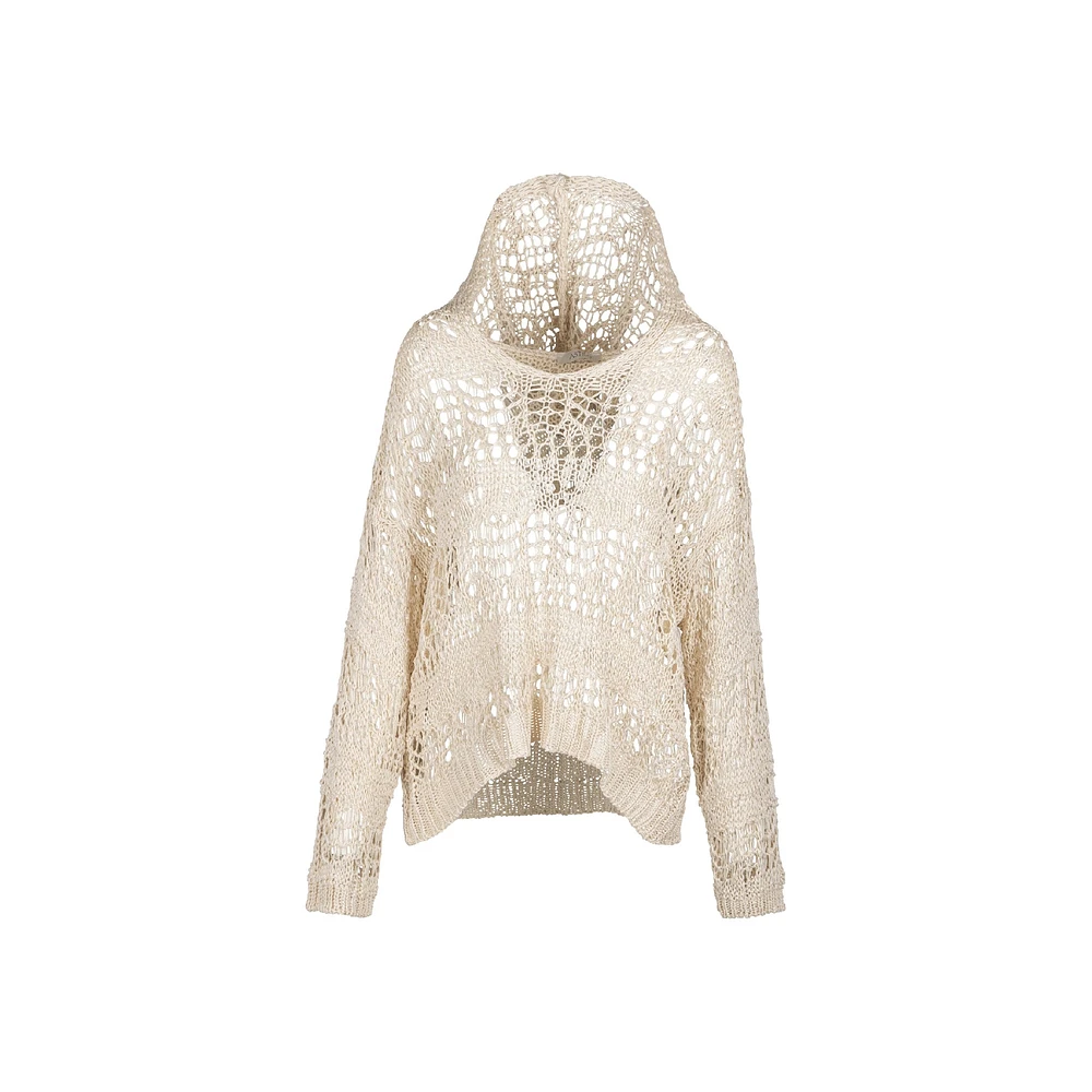 Astrid — Pull en maille douillette pour femme Sable