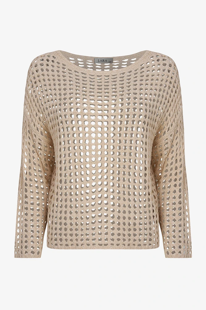 Open Knit Sweater | Ema&Carla