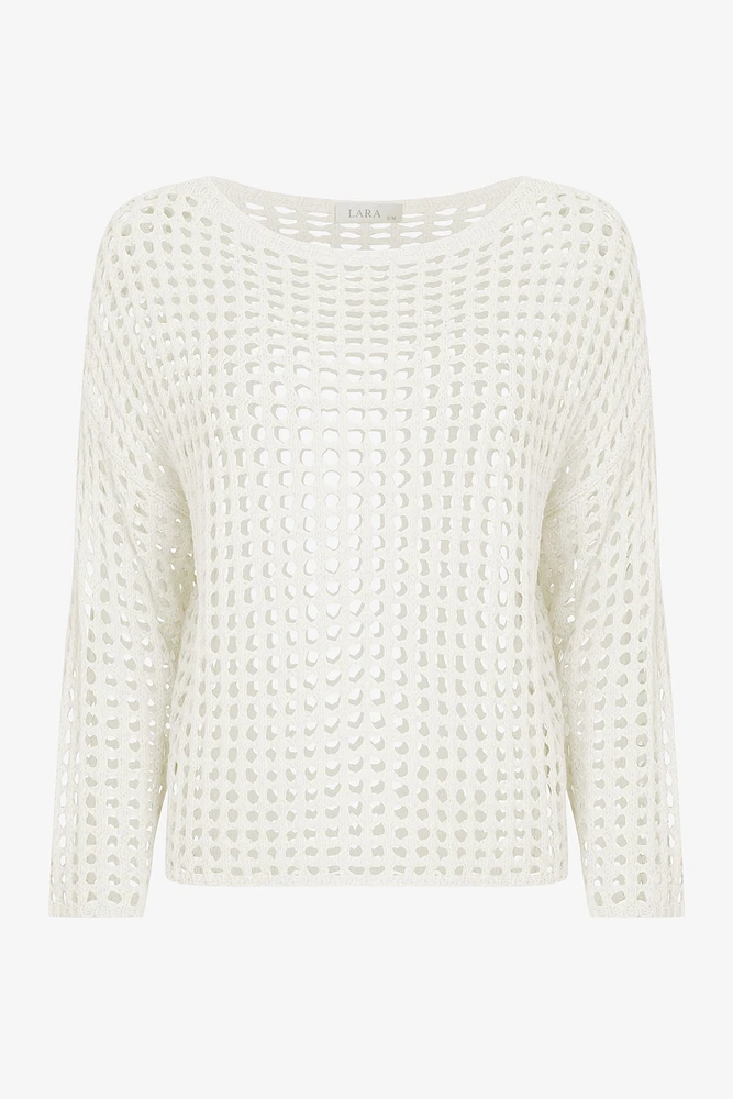 Open Knit Sweater | Ema&Carla