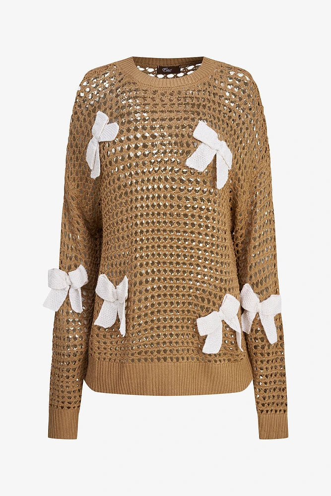 Pull en maille à nœud | Ema&Carla