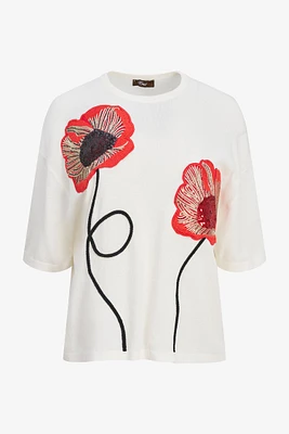 Floral Knit Top | Ema&Carla