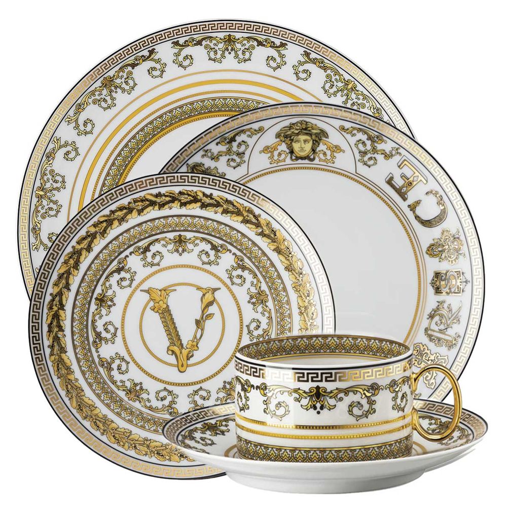 Versace Virtus Gala Espresso Cup and Saucer