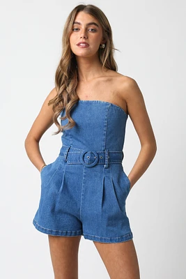 Harlow Denim Romper