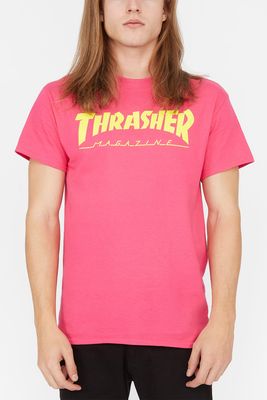 Thrasher Skate Mag Pink T-Shirt - /