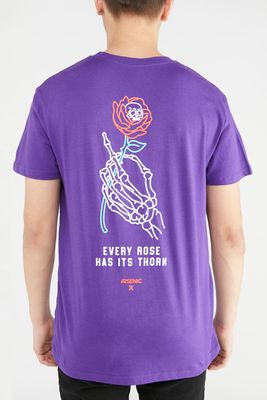 Arsenic Mens Every Rose T-Shirt - Purple /