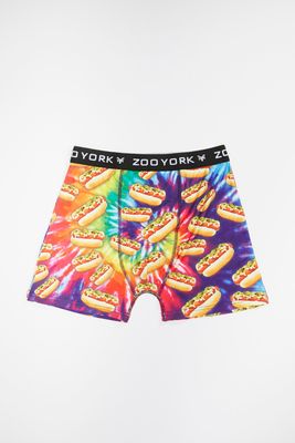 Zoo York Mens Hot Dogs Boxer Brief - Red /