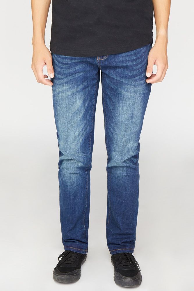 Zoo York Mens Slim Dark Blue Jean - Midnight /