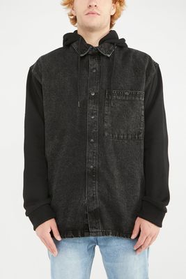 Zoo York Mens Denim and Fleece Jacket - /