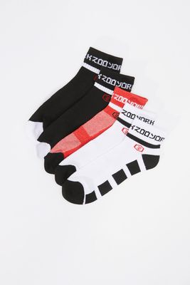 Zoo York Mens Tokyo Athletic Socks 5-Pack - Multi / O/S