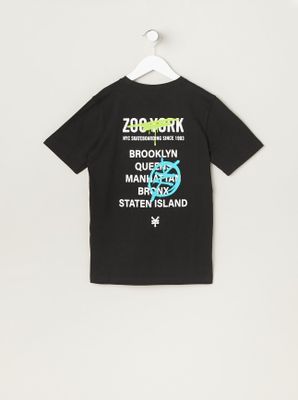 Zoo York Youth Graffiti Logo T-Shirt - Black /