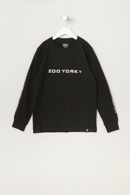Zoo York Youth Box Logo Long Sleeve Top