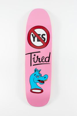 Tired Three For One Skateboard Deck 8.5" - Teal / 8.5