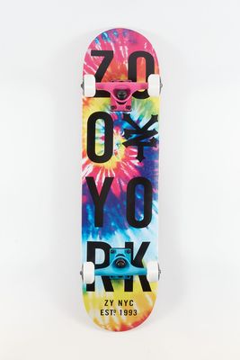 Zoo York Tie-Dye Logo Skateboard 7.75" - Multi / 7.75