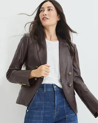 Gail Leather Dickey Jacket