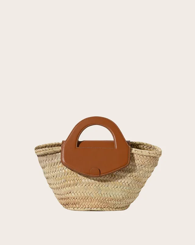 Hereu Cabas Large Straw Bucket Bag