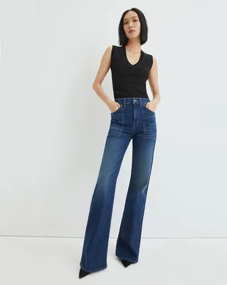 Crosbie Wide-Leg Jeans | Patch Pockets