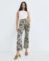 Carly Kick-Flare Jean | Camo