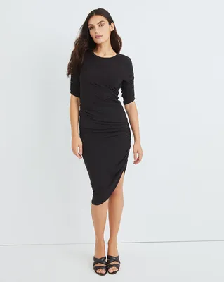 Lockwood Ruched Jersey Dress