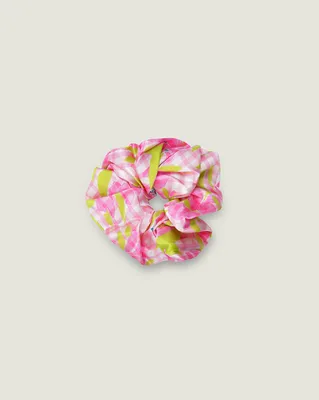 Water The Lily Silk Scrunchie