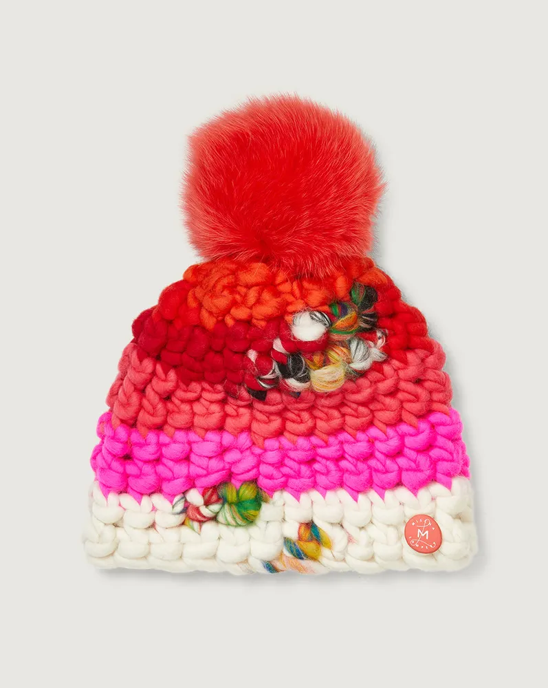 Starburst Pom Beanie