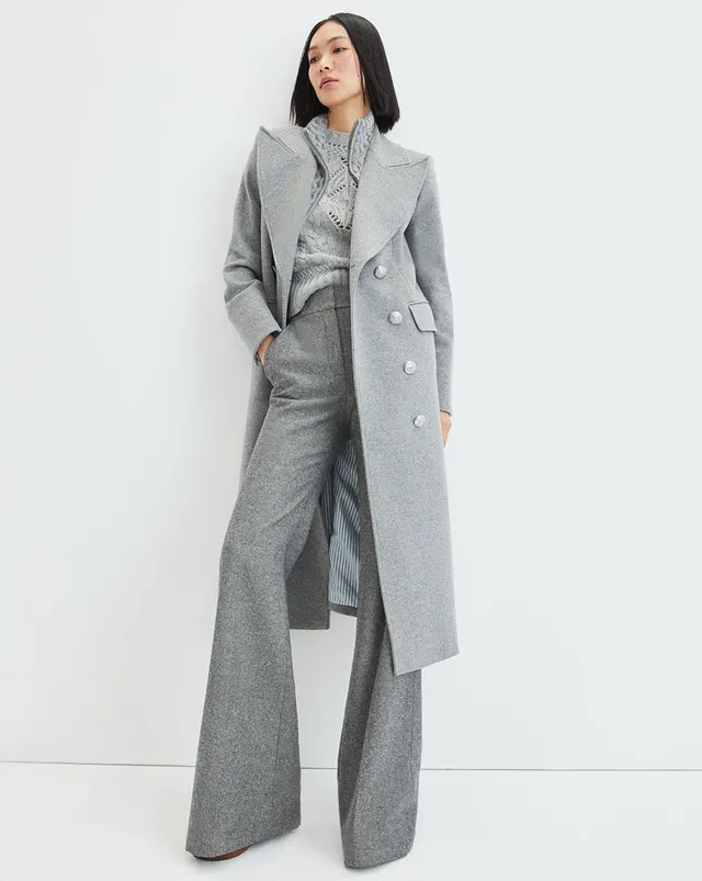 Wool coat Veronica Beard Grey size 0 US in Wool - 29776778