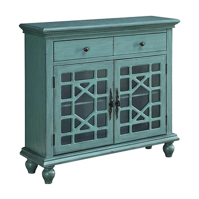 Parker 2 Drawer Cupboard - Bayberry Blue