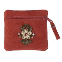 Floret Beaded Coin Purse