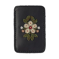 Floret Beaded Card Holder