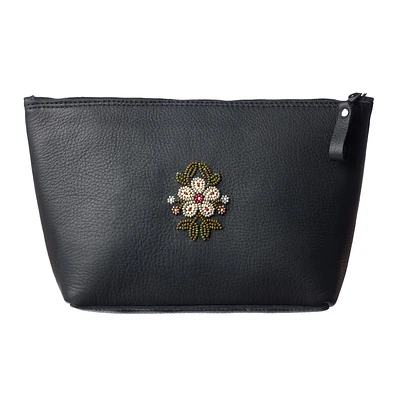 Floret Beaded Makeup Bag