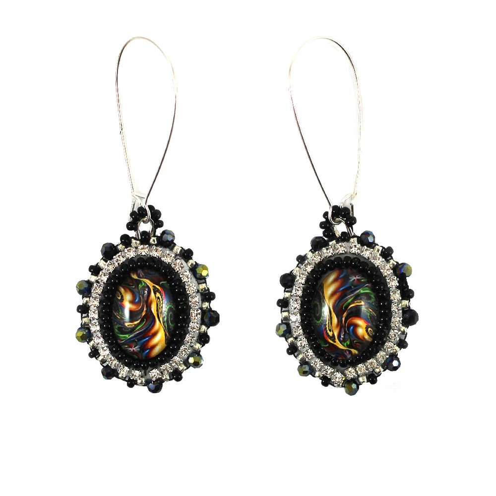 Brenda Dowedoff Beaded Earrings