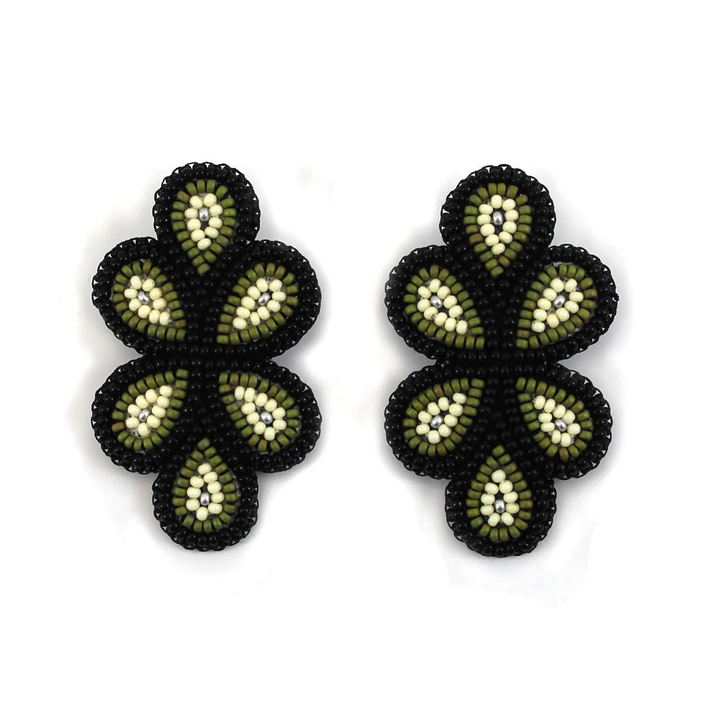 Jaime Lepine Floral Earrings