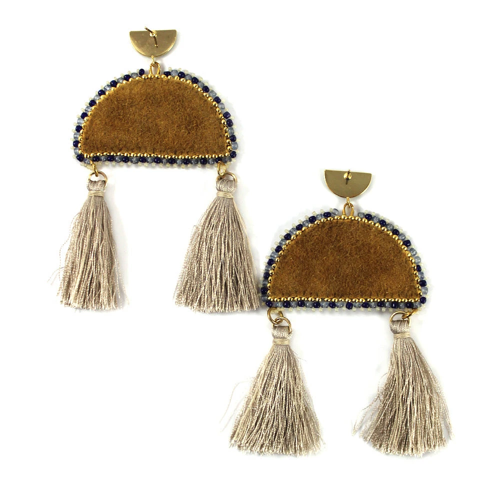 Meagan Anishinabie Tassel Earrings