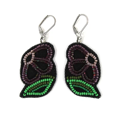 Proud Wednesday Athabascan Petal Earrings