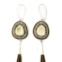 Rhonda Chartrand Beaded Deer Antler Earrings