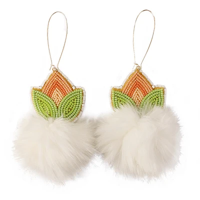 Rhonda Chartrand Lily Beaded Earrings