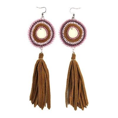 Shaina Wambululu Deer Antler Earrings