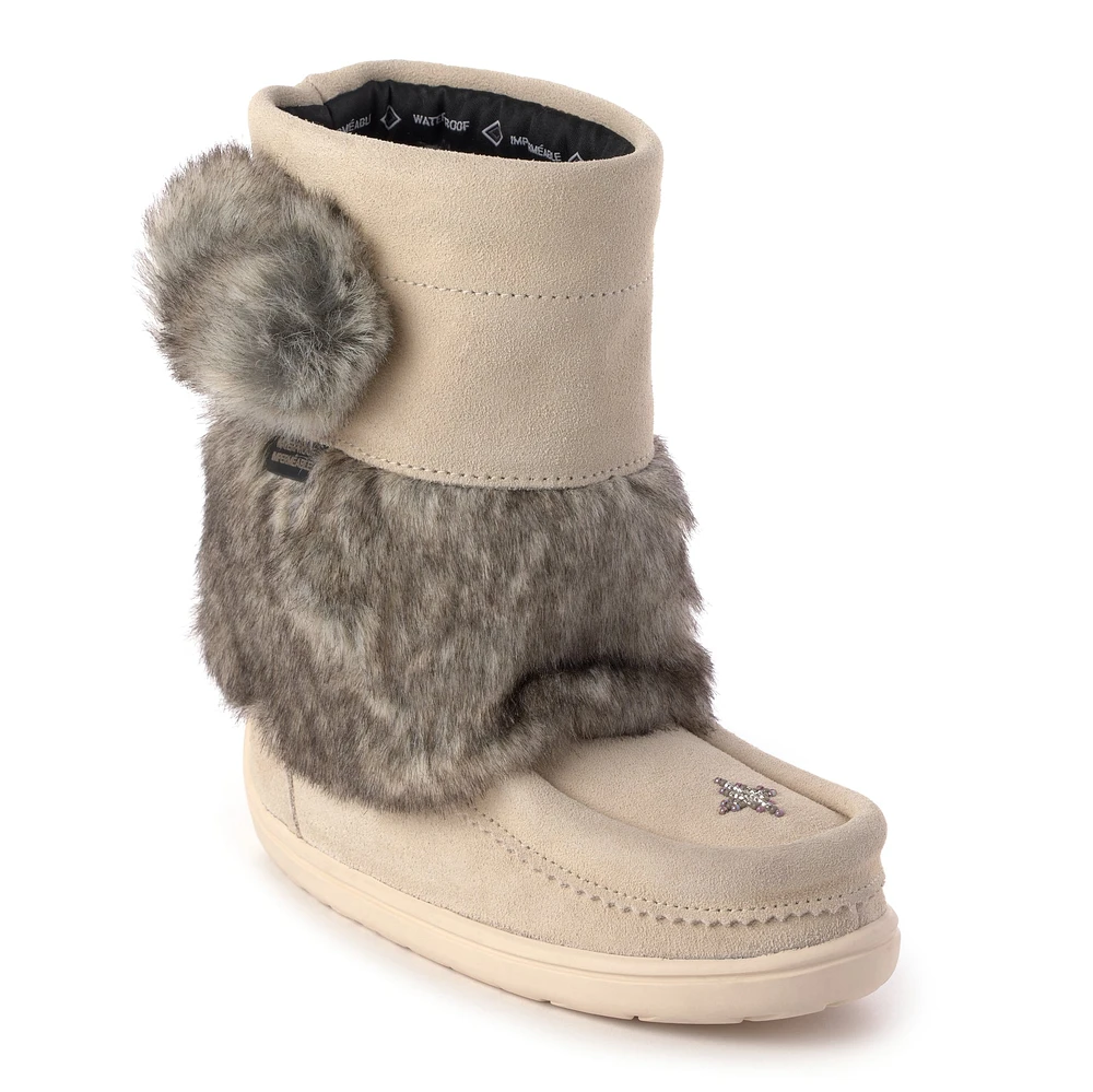 Waterproof Faux Fur Youth Snowy Owlet