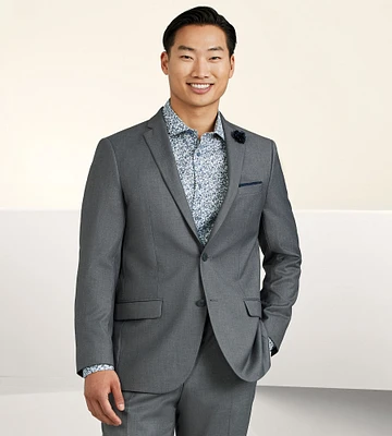 Modern Fit Solid Suit Jacket