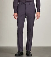 Modern Fit Deep Purple Solid Suit Pant