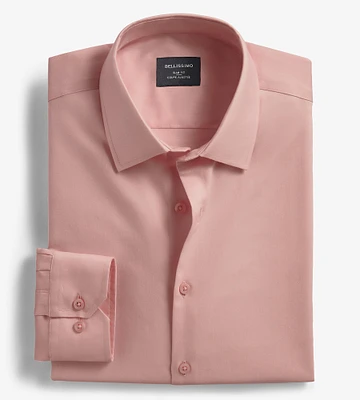 Slim Fit Non-Iron Sateen Dress Shirt