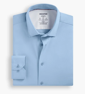 Slim Fit 360° Stretch Soft Touch Jersey Dress Shirt