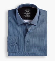 Slim Fit 360° Stretch Soft Touch Jacquard Print Jersey Dress Shirt