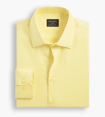 Slim Fit Non-Iron Sateen Dress Shirt